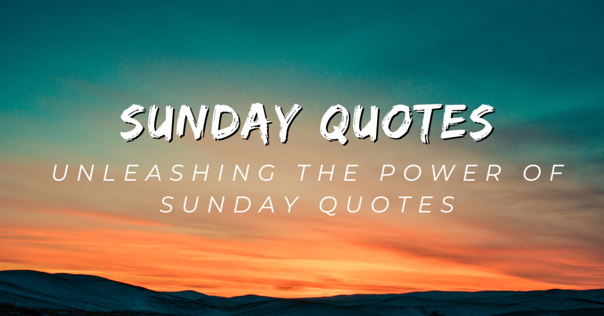 Blessed Sunday Quotes